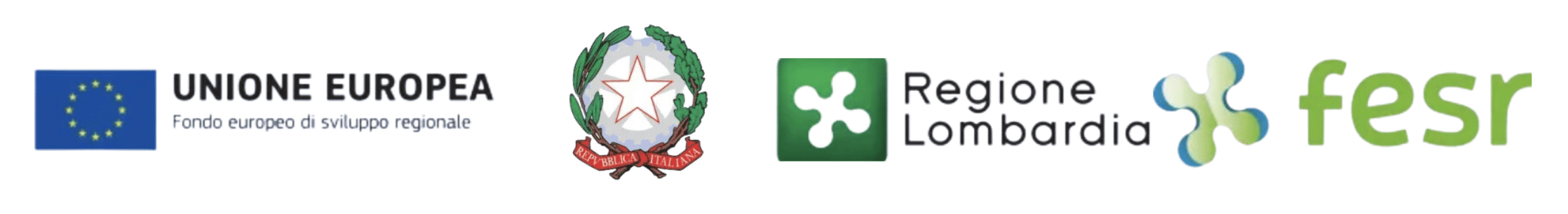 Loghi finanziamenti Unione Europea e Regione Lombardia